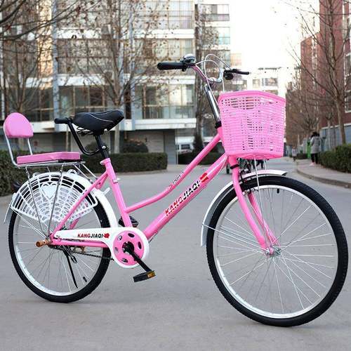 成人古自行车24寸2轻6男女士老单车便年车车淑J4nXkzSd女通勤车复