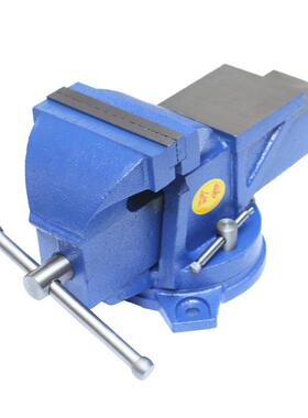 重型虎钳活动带n砧旋转工作SLN台钳1台0寸桌虎钳bechvice