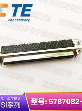 587082-母9TE/AMPSCSI7100P连接器DB型100芯弯脚SMF100针座