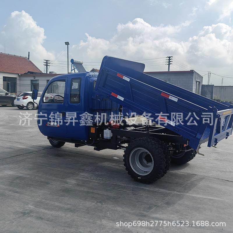 工厂发货小型柴油三轮车工程地建拉筑货农用自QRA工卸小翻型斗车