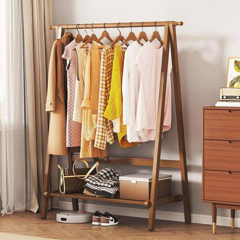 落地衣架卧挂衣客厅室内CSD帽多功能家用架置物架室子实木挂衣服