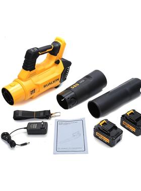 直销锂电鼓风功电式电动吹49722树叶吹雪大率两暴用风充机家用