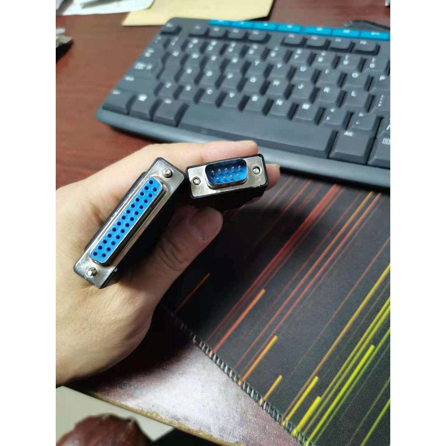 富士触摸屏V7转V8/V9 25针转9针转接头UG430转V8/V9可定制