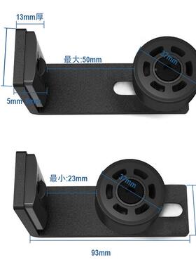 仓门轨双滑止摆器地导限位定位器折叠门卫生间吊轮推233拉配谷件