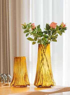 富贵竹花摆件大客厅感桌瓶面插雪花cbx75444柳号马醉木落地摆设