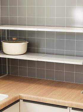 断厨房台面可缩置物FKU架桌面桌上板柜子分层架双层隔放锅隔架金