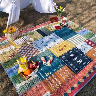 户外野餐垫春游秋踏青海边度假地垫沙滩防湿M1牛游津坐垫子