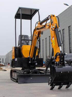 出口俄罗斯HT10液压履带式微944型挖机家用钩果园配挖沟机件