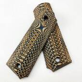 1911木配件改装 1911Gr沙漠色ip护s手柄手柄G10贴片G10柄刀材料