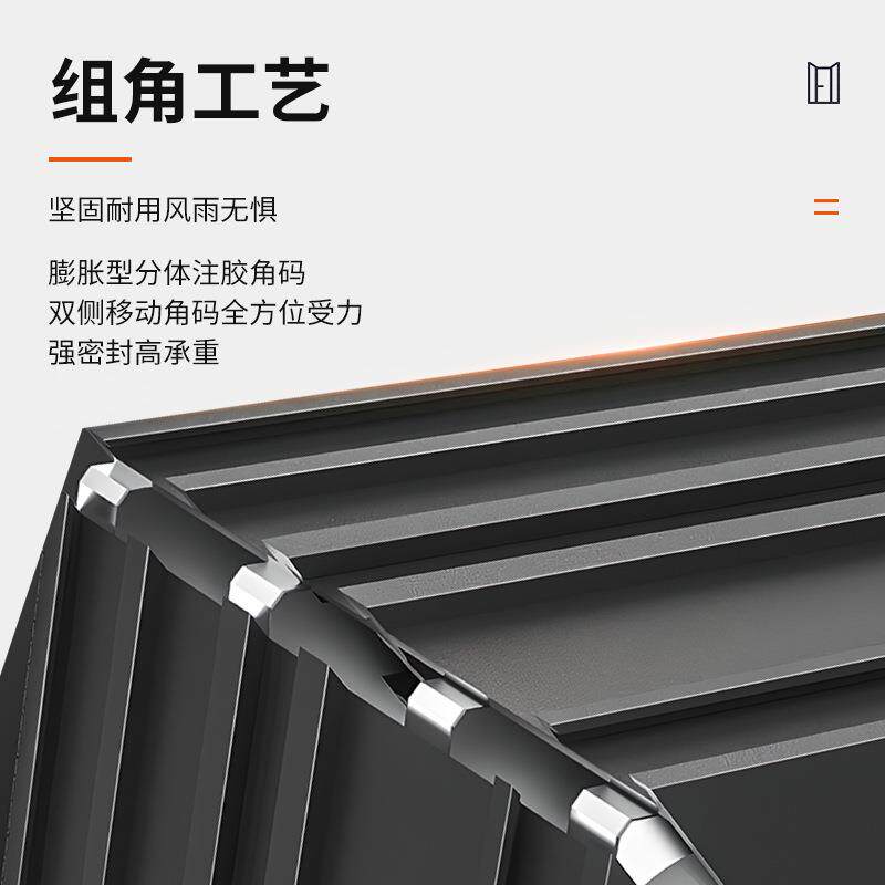 上海铝合金门窗推拉窗户定制家用自建房窗户隔音窗钢化玻璃窗