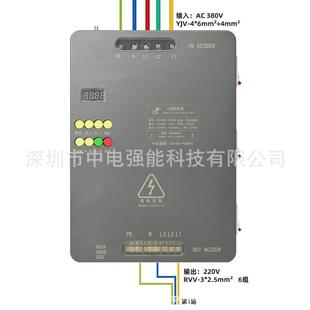 中电强能LED显示屏配电箱书本智能配电柜遥控定时室内超薄电箱