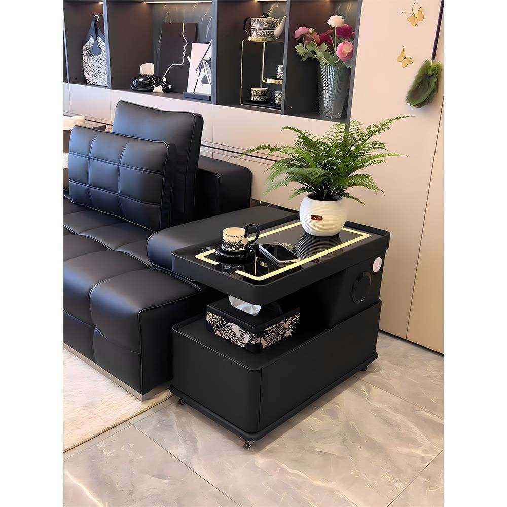 可移动茶几小户型现代简约边柜轻奢客厅意式极简新款沙发边几推车,基础建材,脚轮/万向轮,淘宝优惠券,粉丝福利购,淘宝优惠卷