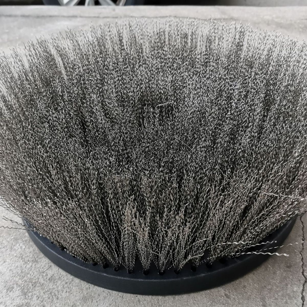钢丝尼龙毛圆盘刷环卫车用可定制