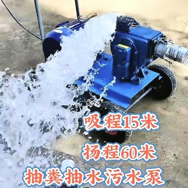 一体化粪池家用农用抽粪泵