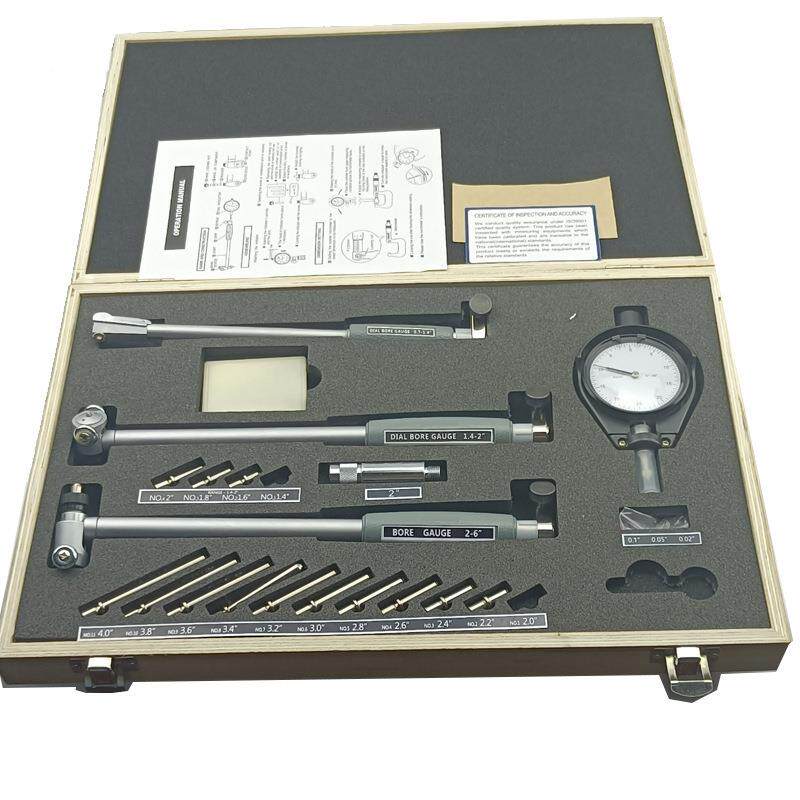 径百分表千分内孔测量工具一套高精度量表内经量缸表头0.7-6‘’