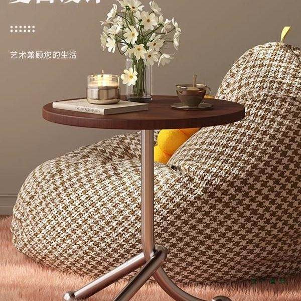 中古风客厅圆形小茶几床头柜卧室简约置物架床头法式边几网红圆桌,基础建材,脚轮/万向轮,淘宝优惠券,粉丝福利购,淘宝优惠卷