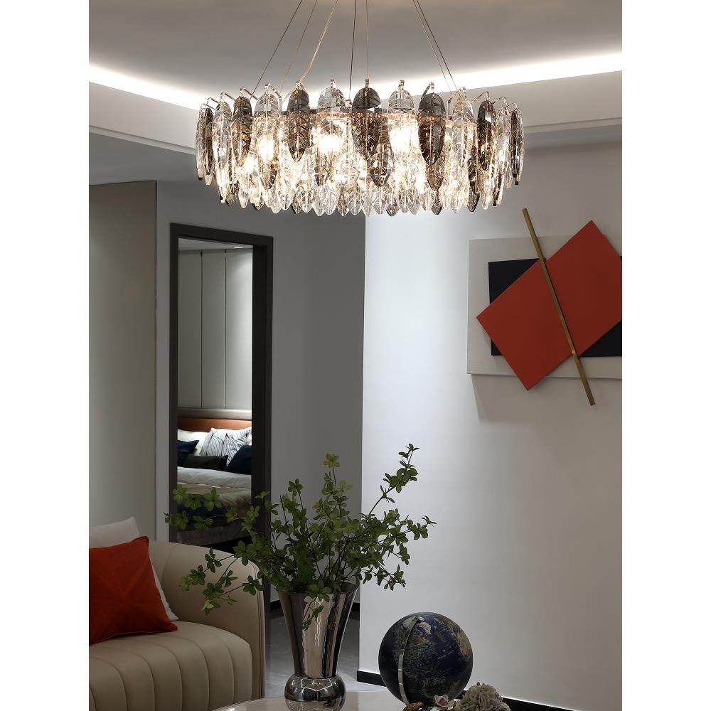 轻奢水晶灯吊灯客厅灯简约现代大气卧室灯房间灯餐厅灯2022年新款