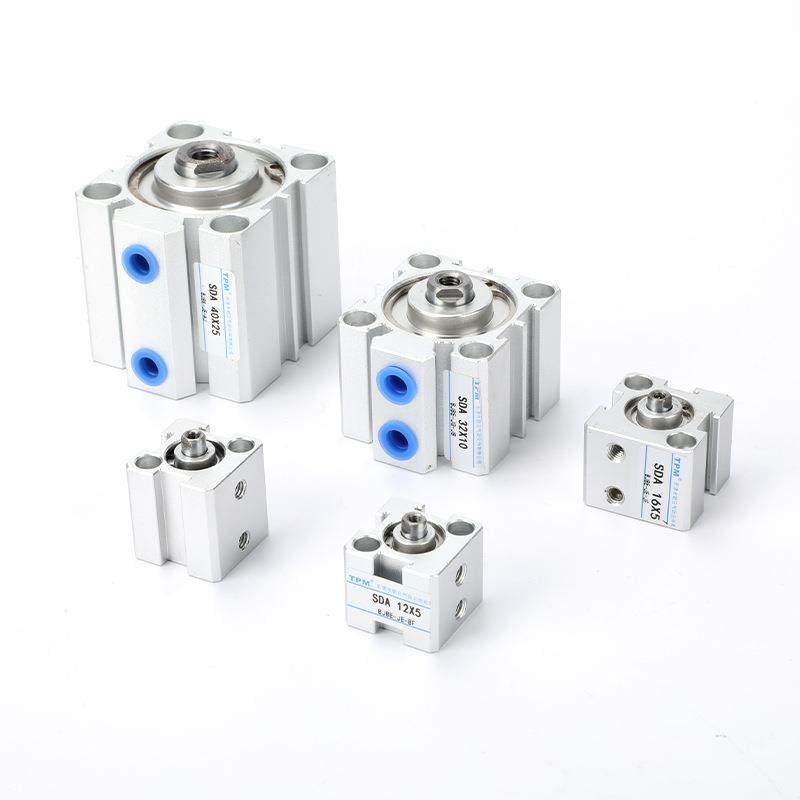SDA系列超薄气缸12/16/20/25薄型气缸50/63/80X40*10*60X70X90
