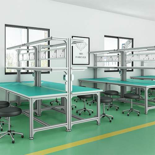 铝合金型材防静电工作台车间流水生产线检验操作台多功能桌子其他