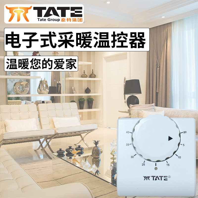 电子式采暖温控器TE-H3/壁挂炉温控仪/电地暖温控开关/水地暖面板