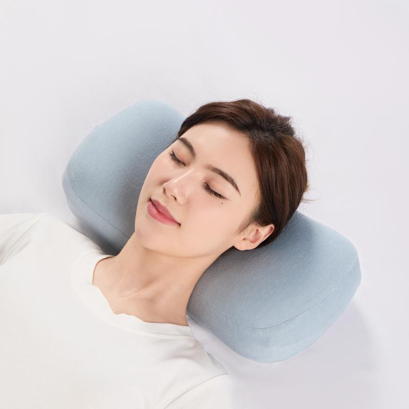 便携记忆棉旅行枕头午睡枕旅行出差枕折叠小枕头办公司靠枕枕芯