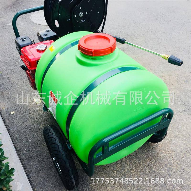 耐用型推车式高压清洗机160升汽油动力商用洗地机