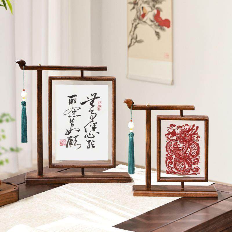 异丽实木相框旋转摆台柚木复古装饰摆件高感洗照片法装裱画框,家居饰品,DIY亲子装饰画,淘宝优惠券,粉丝福利购,淘宝优惠卷