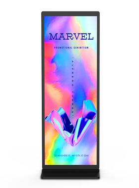 65寸全面屏液晶广告显示屏4KLCD数字标牌菜单板餐厅售货亭