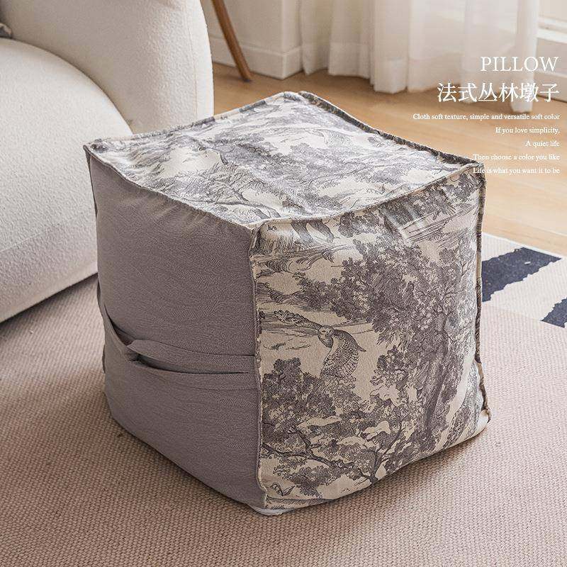 新中式蒲团坐垫家用四季通用办公地上榻榻米墩子方形久坐懒人坐墩,居家布艺,抱枕被,淘宝优惠券,粉丝福利购,淘宝优惠卷