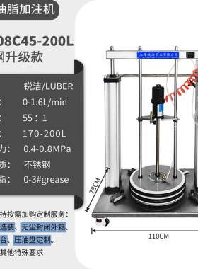 德派DOPAG气动柱塞泵P200/2H-LL2C3-W000P00黄油加注机注脂机输油