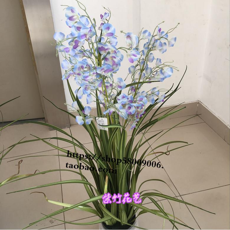 环保草仿真孔雀兰水/绿植水生植物落VZB地假绿套植装树狗尾草摆放