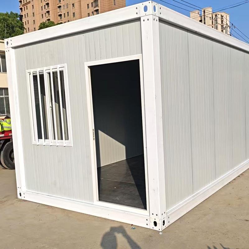 员办工拼装箱宿舍拼动装箱移户外工地板房公板室彩钢板住人集装箱