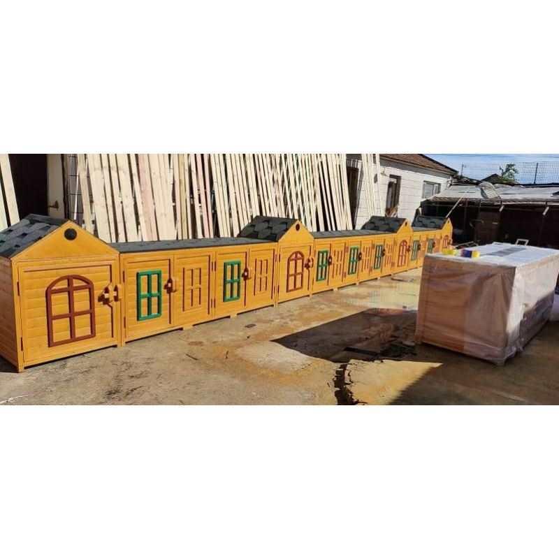 户外幼儿园学校儿童积木玩具柜室外防腐实木收纳箱体育展示柜