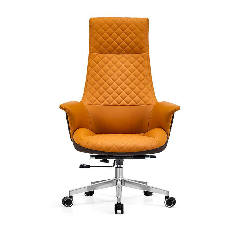 办公室老板大班椅靠背护腰电脑椅皮制坐垫久坐不累舒适主管经理椅