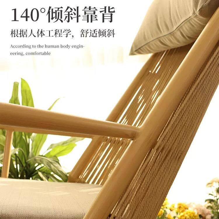 藤椅单人扶手藤编腾凳子阳台休闲椅沙发小椅子靠背椅