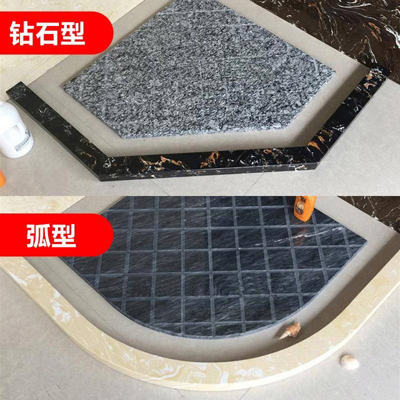 通体大理石挡水条卫生间阻隔水实心挡水石基防水条淋浴房配件
