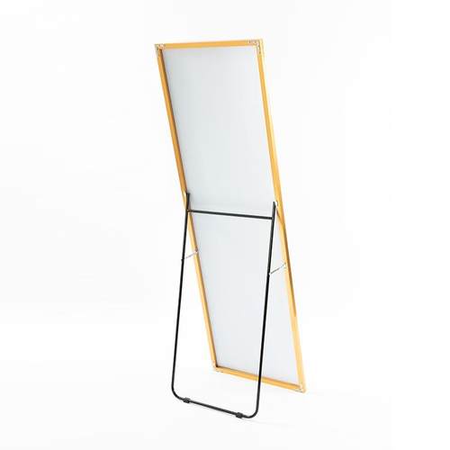 现代简约直角铝合金穿衣镜全身镜落地镜家用网红试衣镜服装店镜子