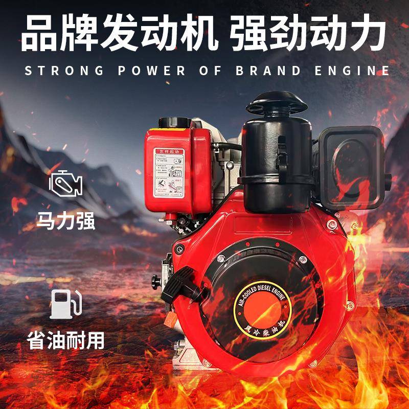 新款四驱微耕机耕地开沟柴油汽油新型多功能犁地旋耕机水田