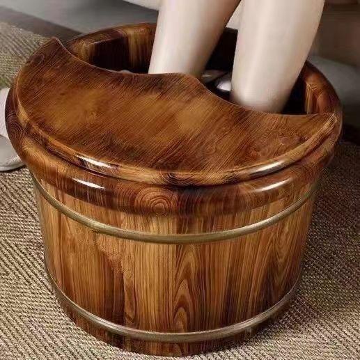加厚洗泡脚木桶保温泡脚质过小腿脚木盆家用10053321实木制泡脚木