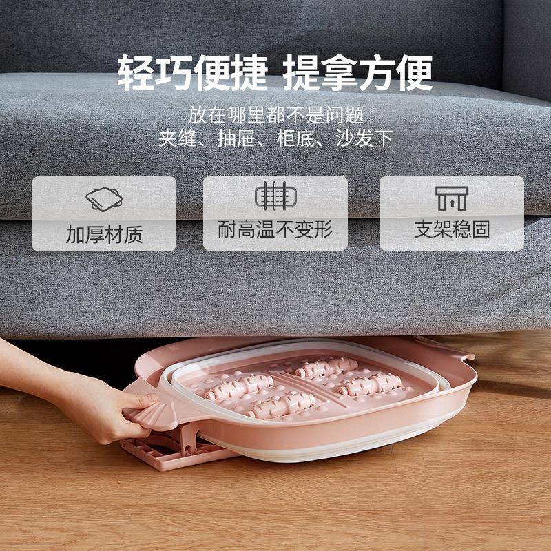 泡脚桶折叠高深过小腿便携式足浴盆宿舍家用加厚洗脚盆保温泡脚袋