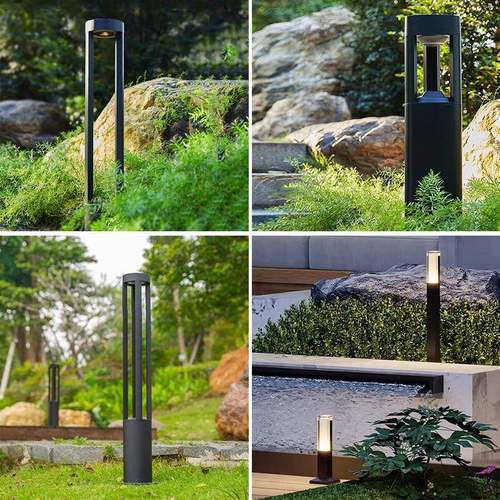 铝材室外接电款灯具户外庭院防水防锈草坪灯别墅过道花园庭院灯