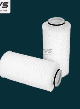 高通量131MM大面积折叠滤芯微孔膜折叠滤芯精密过滤折叠滤芯