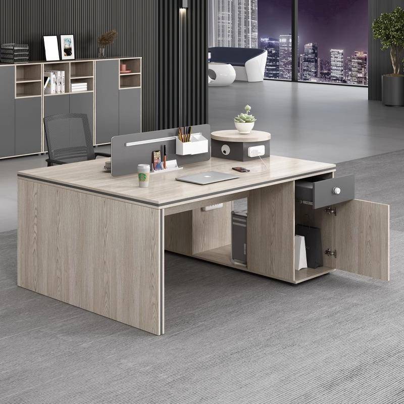 职员办公桌椅组合财务人事工作位双人4人6人简约屏风办公电脑桌子