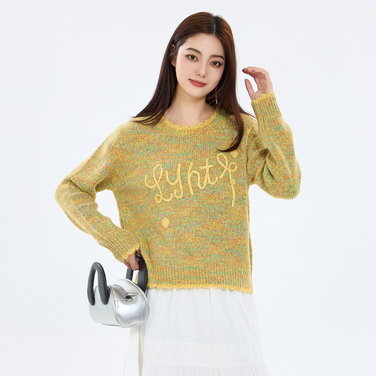 法柚2025秋冬新款毛衣韩系穿搭休闲高级感百搭显瘦长袖针织衫上衣