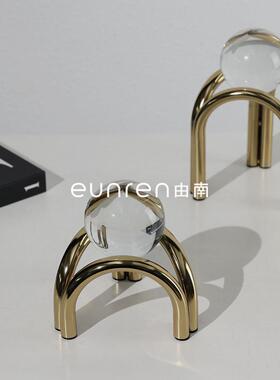 现代创简约客饰厅IPQ电柜装品视摆件轻奢高档意酒柜办公室工艺品