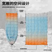 新款 0休 120 家人野营睡袋冬露营旅行防寒成羽绒保暖被子用季 午66