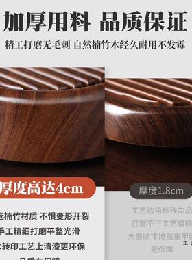 木茶盘茶台家用0F98J575M25新款办公2室用茶托盘电茶具高端实木干