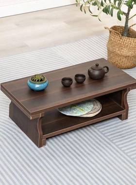 飘茶红窗折叠几小桌阳台子喝茶小炕桌家用HWH床上老式日式网直销