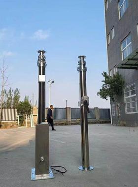 手动电动方一体避AD-SJG下雷车载通信升降杆针移携动便