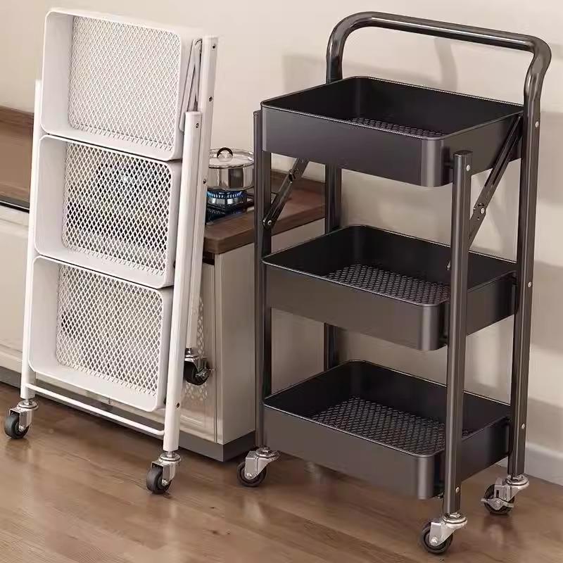 免安装移置动小推厨房PDD65296折浴叠物架室落地车多层收纳架卫生